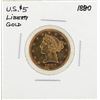 1880 $5 Liberty Head Half Eagle Gold Coin