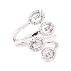 0.60 ctw Diamond Ring - 14KT White Gold