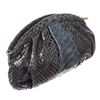 Image 8 : MCM Navy Blue Python Snakeskin Clutch Bag