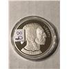 Image 2 : 999 Fine Silver 1oz 2001 BISON Proof Coin in Hard Display Capsule