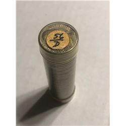 Roll of 40 Total 1956 D MS Uncirculated Jefferson Nickels