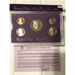 1993 S  DCAM Proof Set in Original Box with Paperwork
