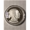 Image 2 : 999 Fine Silver 1oz 2001 BISON Proof Coin in Hard Display Capsule