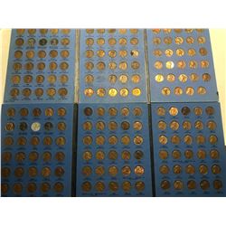 2 Coin Books Filled with Lincoln Cents 180 Total Pennies