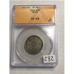 1924 50S Japan Certified by ANACS EF45