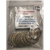 Image 1 : The End of British SILVER 1947-1951 KING GEORGE VI Complete Set English & Scottish Designs 10 Total 