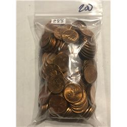 Full Bag of 200 Total UNCIRCULATED 40s and 50s Wheat Cents!!