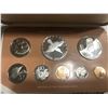 Image 2 : 1976 Cook Islands PROOF Set 8 Coins in Original Box with Paperwork!