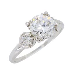 18KT White Gold 1.23ctw Diamond Ring