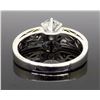 Image 4 : 18KT Two Tone Gold 1.07ctw GIA Cert Diamond Ring