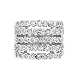 14KT White Gold 1.20ctw Diamond Ring