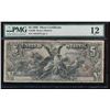 Image 1 : 1896 $5 Silver Certificate PMG 12