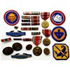 Image 1 : WWII US ARMY MEDALS, RIBBONS, PATCHES, & PINS LOT