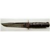 Image 3 : WWII US CAMILLUS MK2 FIGHTING KNIFE W/ LEATHER