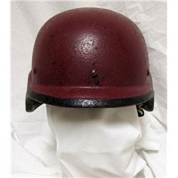 VINTAGE KEVLAR HELMET- PAINTED RED