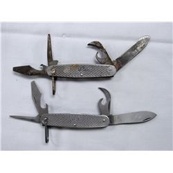 STEVENSON 45 & 1988 CAMILLUS US ARMY POCKET KNIVES