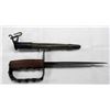 Image 1 : WWI US MODEL 1917 TRENCH KNIFE & SCABBARD BY LF&C