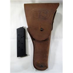 WWII US M11911 LEATHER HOLSTER