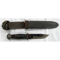 WWII ROBESON SHUREDGE NO 20 USN MK1 FIGHTING KNIFE