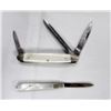Image 1 : 2 VINTAGE POCKET KNIVES WITH MOTHER OF PEARL