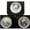 Image 1 : 3 - CANADA PROOF SILVER DOLLARS: