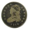 Image 1 : 1818 CAPPED BUST QUARTER - VG/FAIR