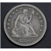 Image 1 : 1856-O SEATED QUARTER- VF- RIM NICK