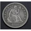 Image 1 : 1856-O SEATED QUARTER- VF- RIM NICK