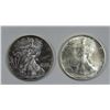 Image 1 : 1994 & 1997 AMERICAN SILVER EAGLES