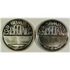 Image 2 : 2- .999 ONE OUNCE CHRISTMAS ROUNDS