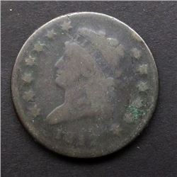 1812 CLASSIC HEAD LARGE CENT VG