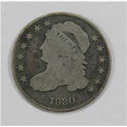 1830 CAPPED BUST DIME- GOOD