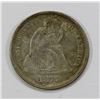 Image 1 : 1877 SEATED DIME- F/ VF-