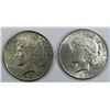 Image 1 : 1923 & 1934-D PEACE DOLLARS