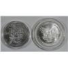 Image 2 : 1999 & 2012 AMERICAN SILVER EAGLES