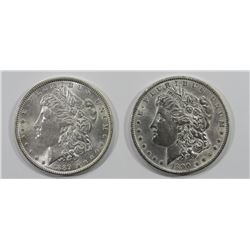 1889 & 1890 BU MORGAN DOLLARS