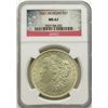 Image 1 : 1921 MORGAN DOLLAR NGC MS 62