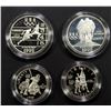 Image 1 : 2-1995 SILVER PF COMMEM DOLLARS: