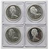 Image 2 : 4 - PROOF CANADA SILVER DOLLARS