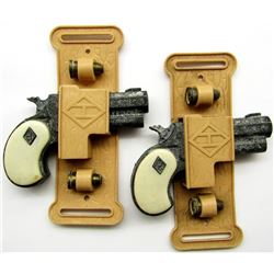 VINTAGE HUBLEY DERRINGER TOY CAP PISTOLS