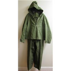 SCARCE ERA USN RAIN PARKA  AND MATCHING