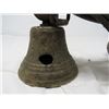 Image 6 : SET OF 3 HARNESS BELLS (BRASS)  *1 BELL IS 1878 SAIGNELEGIER, SWITZERLAND - DAMAGED*