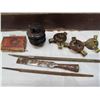 Image 2 : WOODEN CRATE (CONTAINS VARIOUS BAGS OF NAILS, CERAMIC INSULATOR, VARIOUS SMALL PARTS AND FILES) *24X