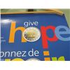 Image 2 : CANADA POST POSTER (GIVE HOPE) *17" X 22"* (2 SIDED)