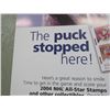 Image 2 : CANADA POST POSTER (THE PUCK STOPS HERE) *22" X 28"* ( 2 SIDED)