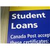 Image 2 : CANADA POST POSTER (STUDENT LOANS) *18" X 24"* ( 2 SIDED) *W/HANGER WIRE*