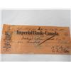Image 3 : 2 IMPERIAL BANK OF CANADA CHEQUES (1936)