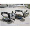 Image 1 : LOT OF 2 GAS IRONS (BLUE, BLACK ENAMAL) *COLEMAN*