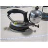 Image 2 : LOT OF 2 GAS IRONS (BLUE, BLACK ENAMAL) *COLEMAN*