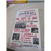 Image 1 : VINTAGE 1962 BEATLES, GERRY AND THE PACEMAKERS, BILLY KRAMER MUSIC CONCERT POSTER